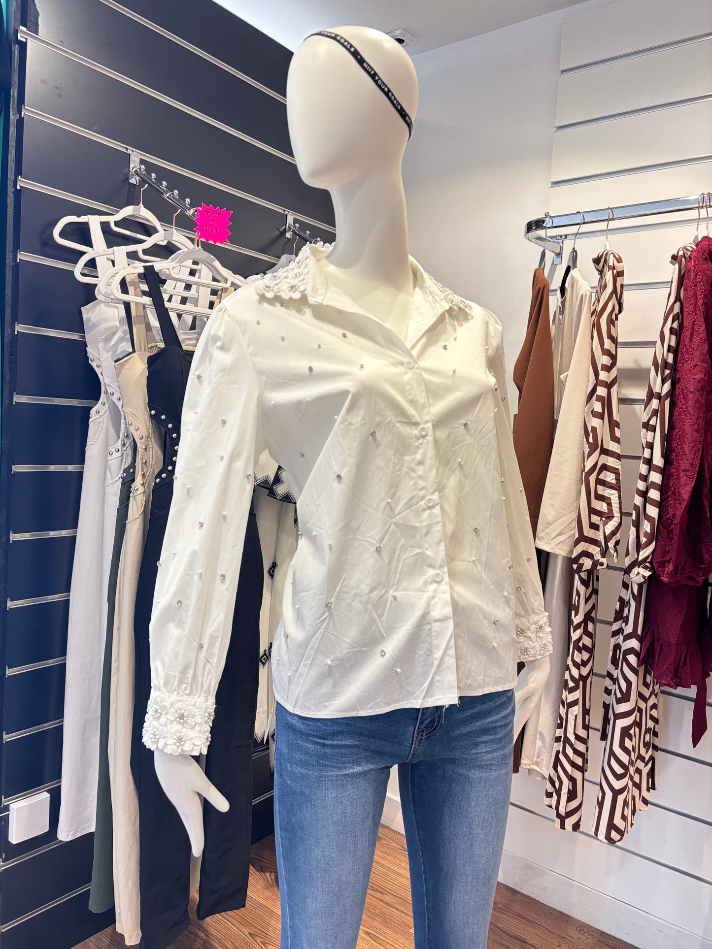 Camisa elegante de botones