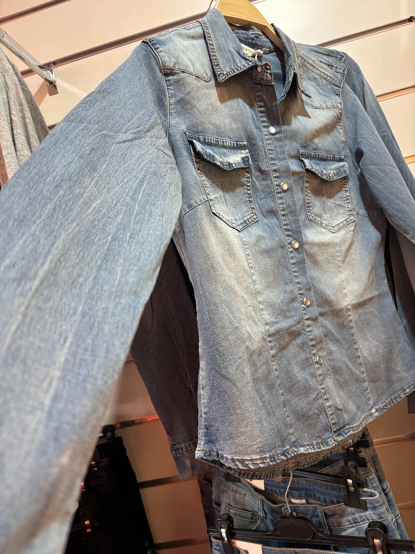 Camisa vaquera otoñal