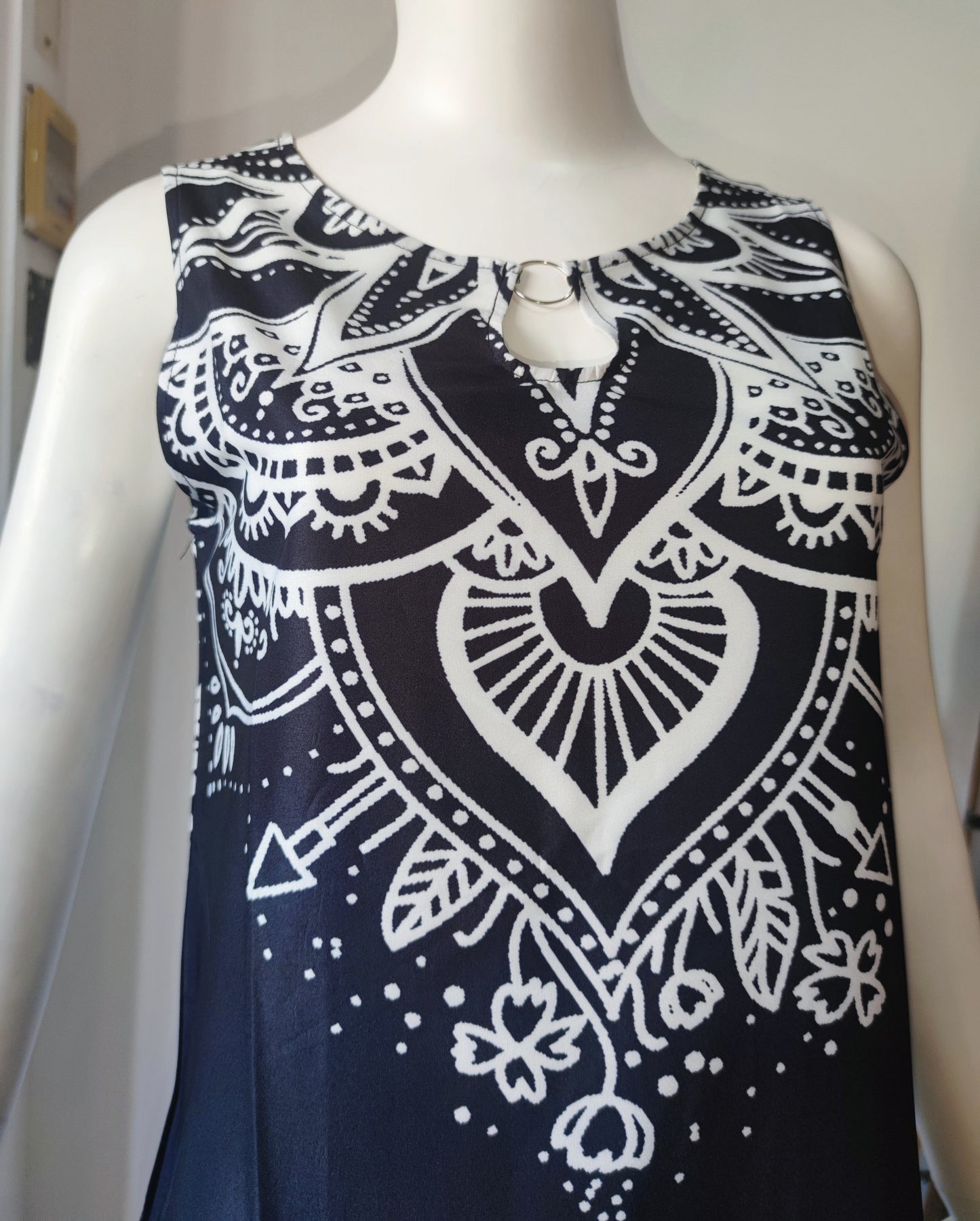 Vestido largo liso