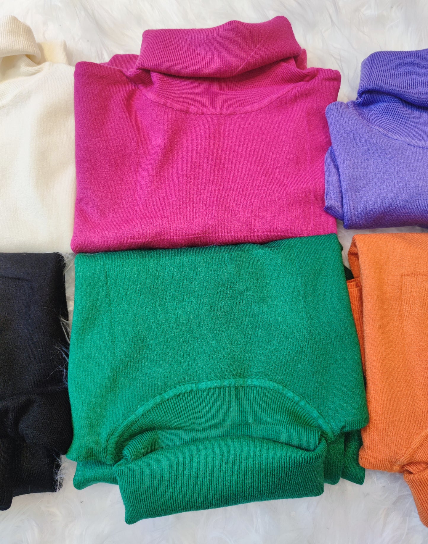 Jersey de punto con cuello, suéter de invierno mujer