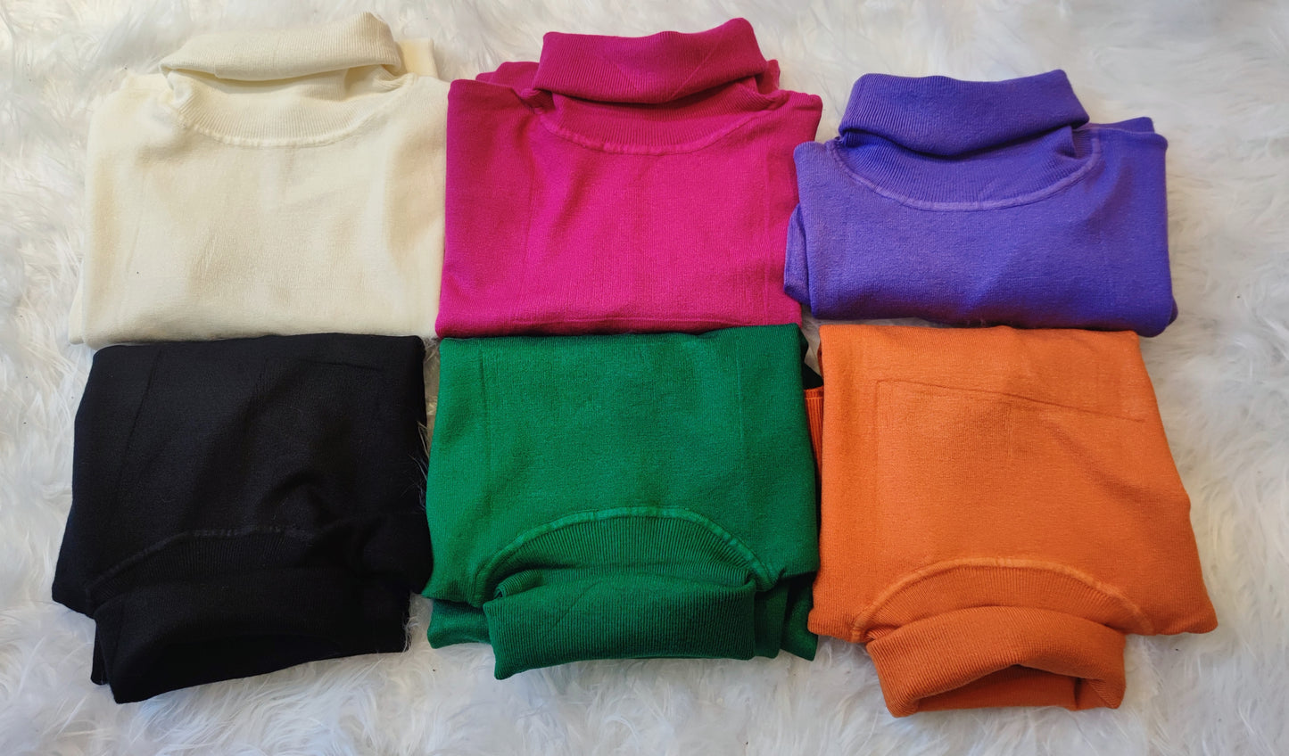 Jersey de punto con cuello, suéter de invierno mujer