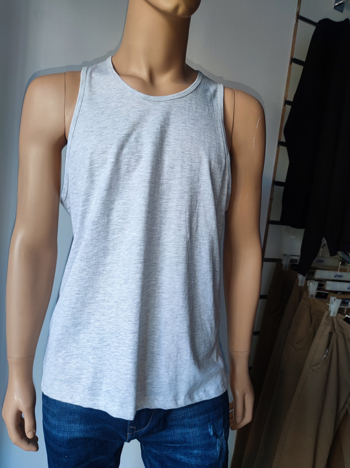 Camiseta hombre, camisa sin mangas para chicos