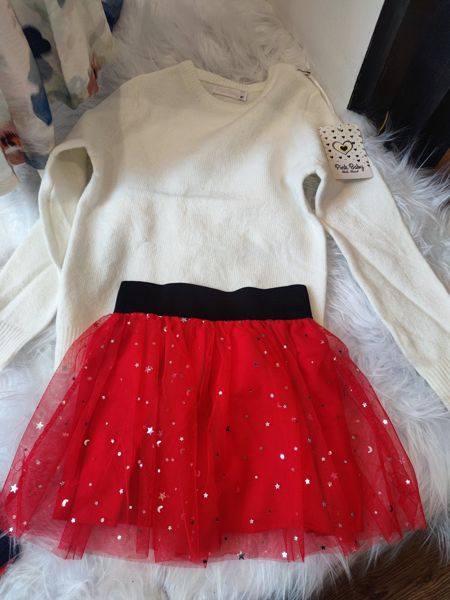 Jersey de punto para niñas, invierno nenas
