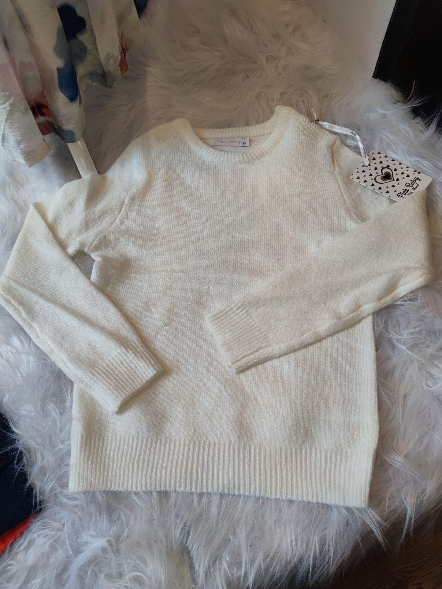 Jersey de punto para niñas, invierno nenas