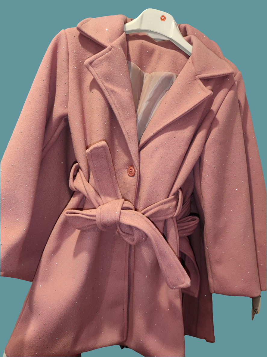 Abrigos para niñas, chaqueta con brillantes, ropa de invierno para niñas