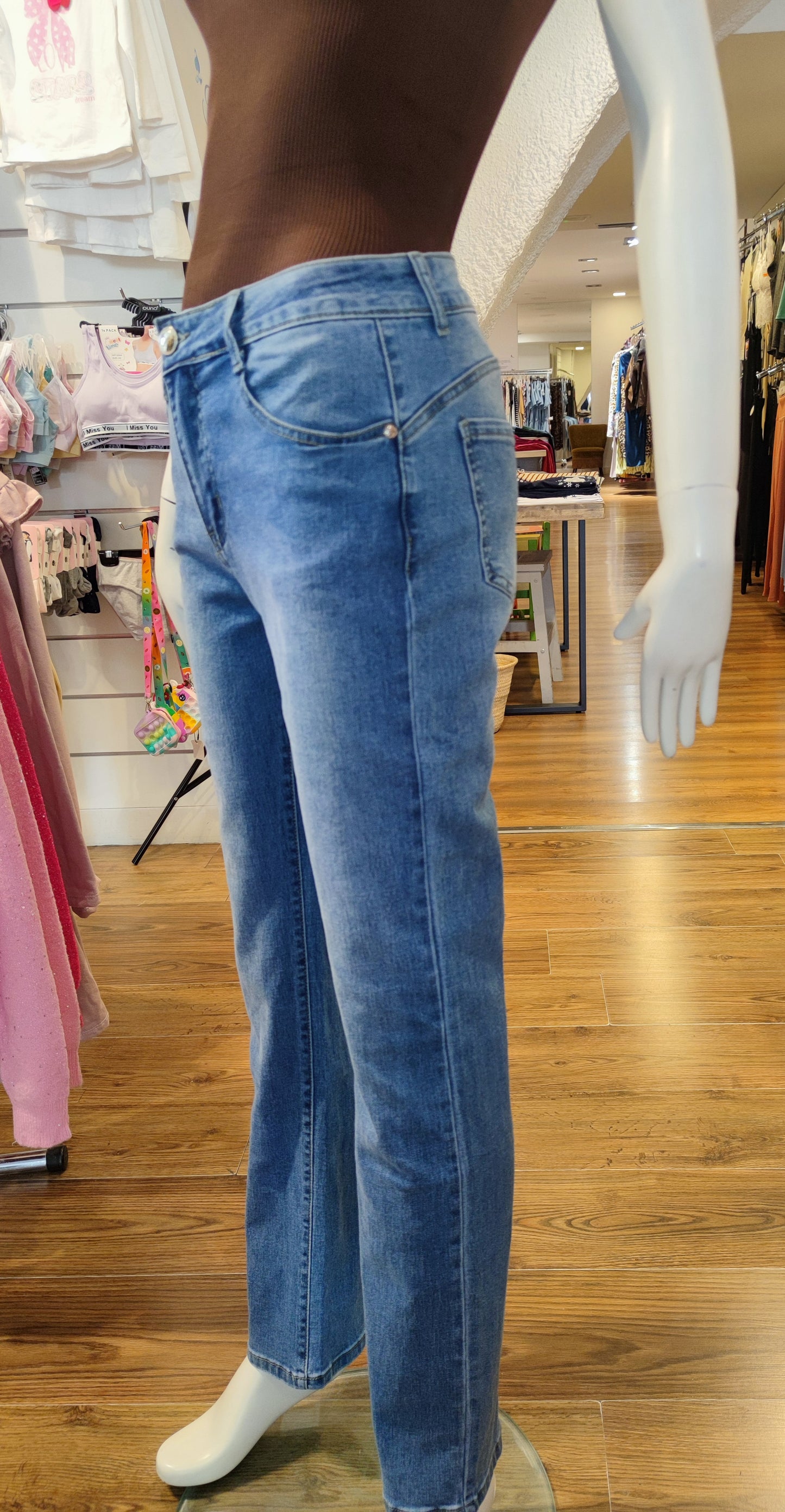 Pantalones rectos mujer